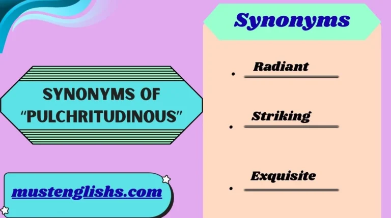 Synonyms of “Pulchritudinous”
