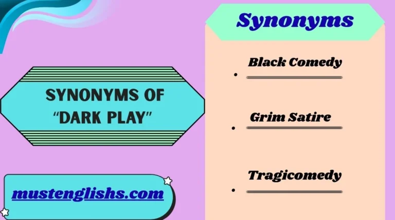 Synonyms of “Dark Play”