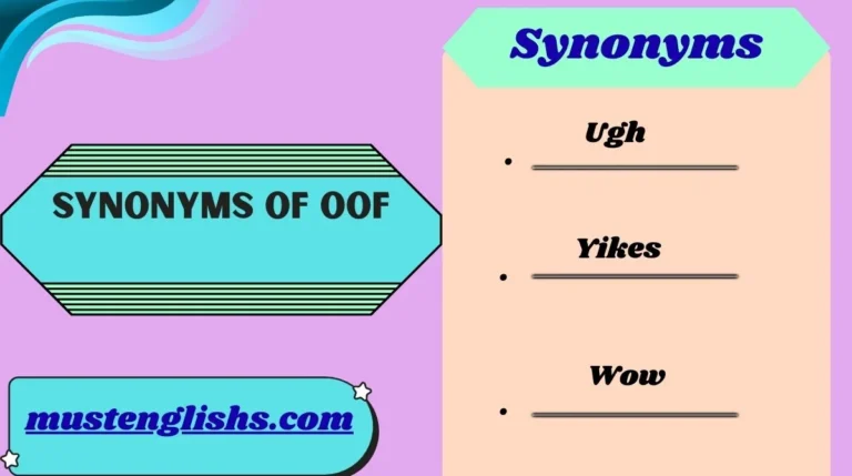 Synonyms of Oof