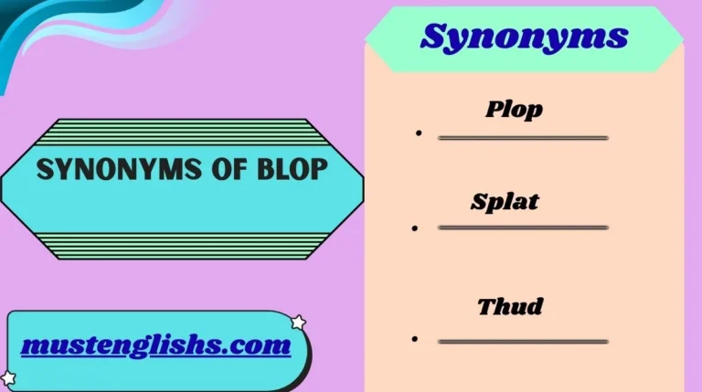 Synonyms of Blop