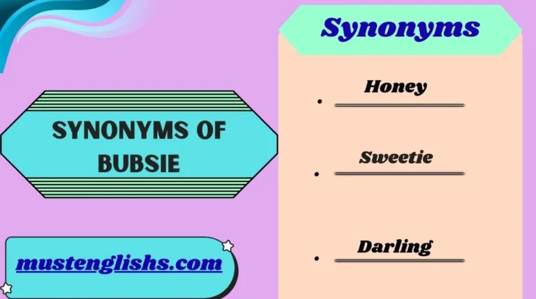 Synonyms of Bubsie