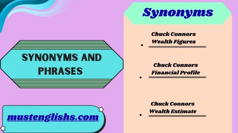 Synonyms and Alternative Phrases