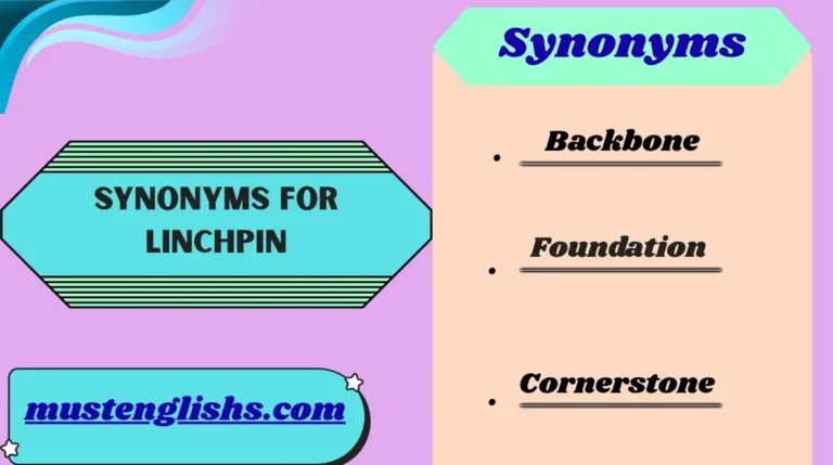 Synonyms for Linchpin