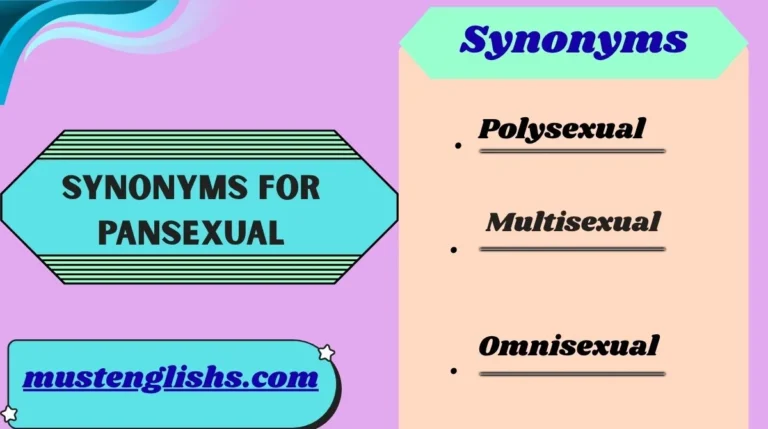 Synonyms for Pansexual